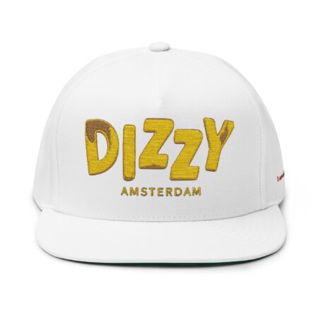 DizzyAmsterdam Original Embroidered Flat Bill Cap
